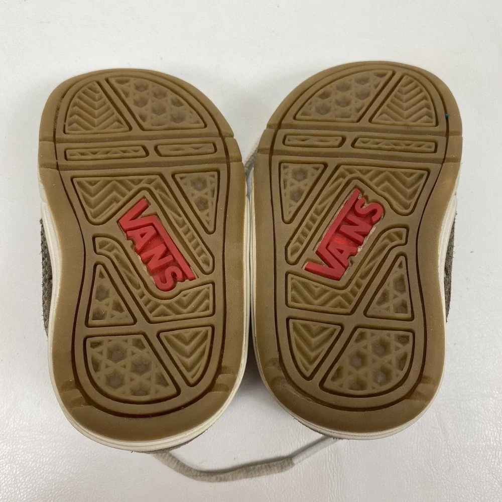 Vans‎ Emory Toddler Skate Shoes Size 5 47966-71 Lace up Brown